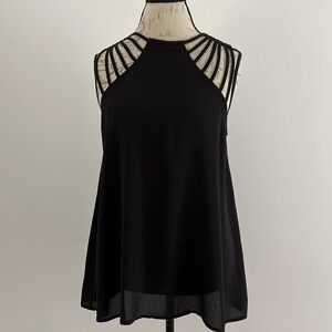 Entro Gauzy Sleeveless Blouse Size M
